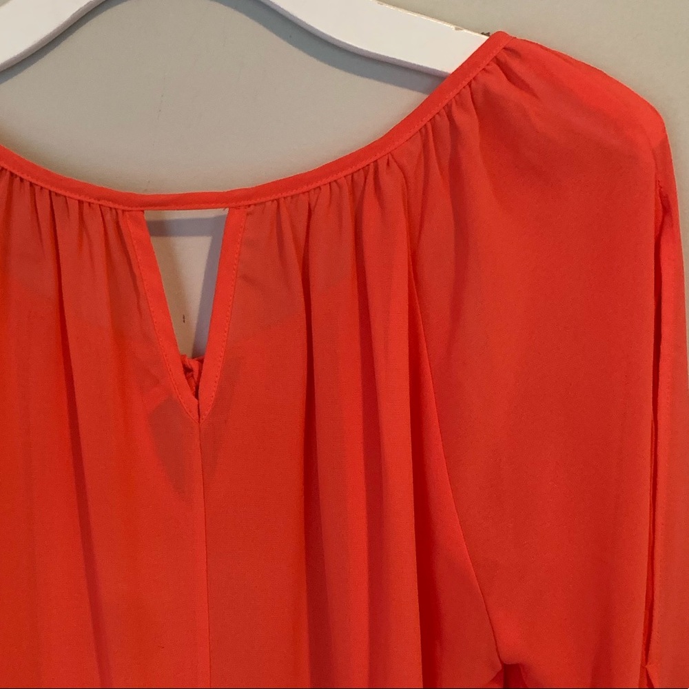 Forever 21 orange size S blouse - Picture 9 of 11